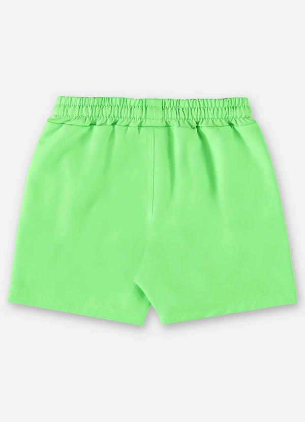 Up Baby - Bermuda para Menino em Microfibra Verde 2