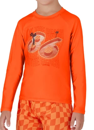 Malwee Kids - Camiseta 86 Malha Uv50 Laranja - MALWEE KIDS