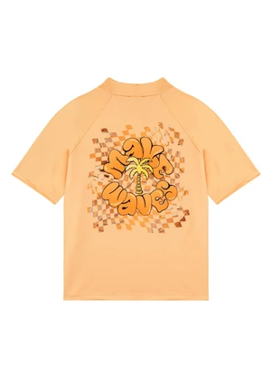 Marlan - Camiseta em Malha Proteção Uv Laranja - MARLAN