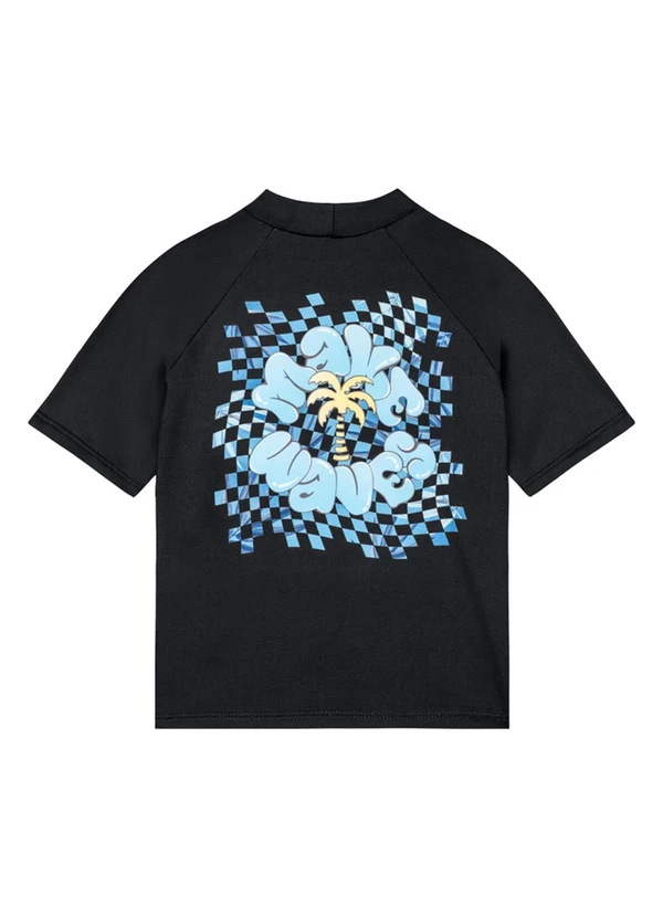 Marlan - Camiseta em Malha Proteção Uv Preto 2