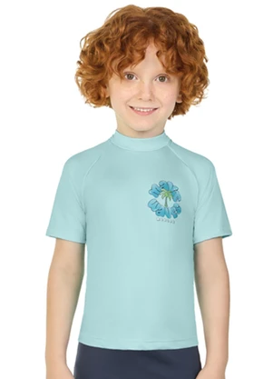 Marlan - Camiseta em Malha Proteção Uv Verde - MARLAN