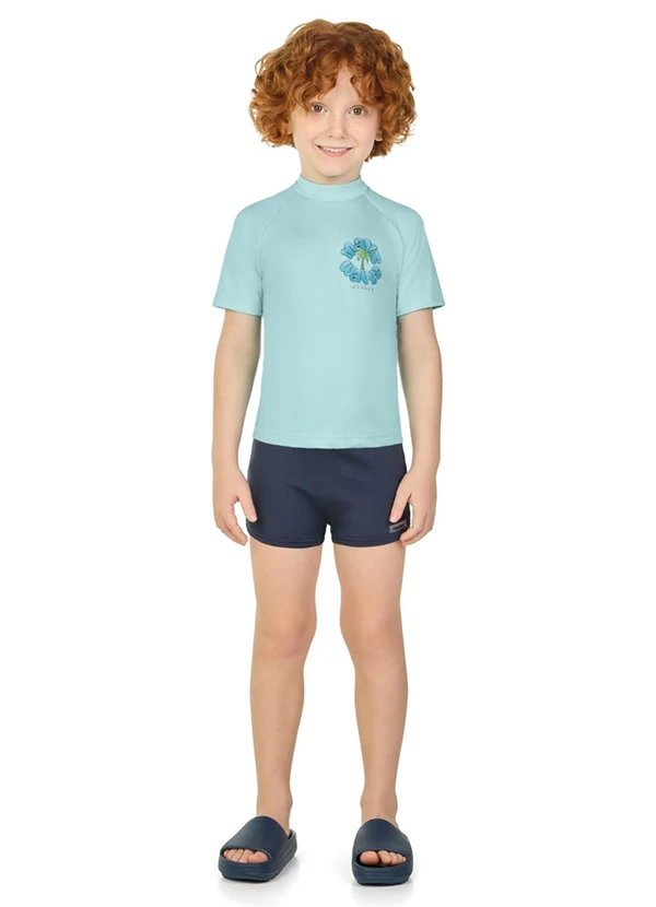 Marlan - Camiseta em Malha Proteção Uv Verde 3