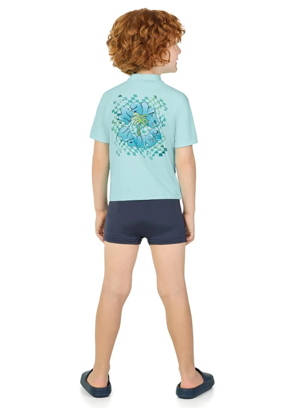 Marlan - Camiseta em Malha Proteção Uv Verde 4