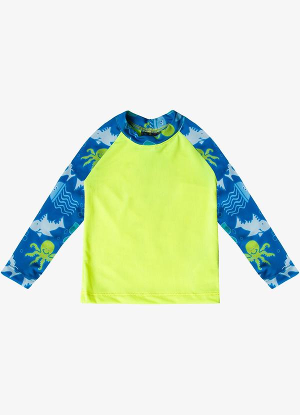 Rovitex - Camiseta Infantil Menino com Proteção Uv Verde