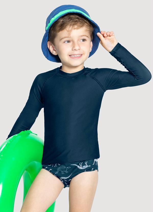 Alakazoo - Camiseta Malha Poliester Azul