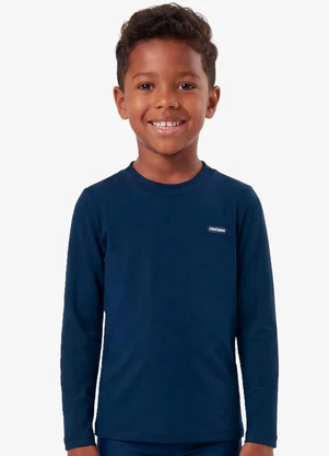 Rovi Kids - Camiseta Proteção Uv Longa Infantil Azul - ROVI KIDS