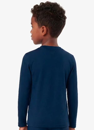 Rovi Kids - Camiseta Proteção Uv Longa Infantil Azul - ROVI KIDS
