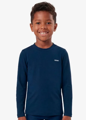Rovi Kids - Camiseta Proteção Uv Longa Infantil Azul - ROVI KIDS