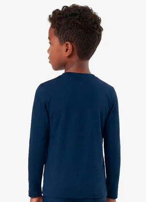 Rovi Kids - Camiseta Proteção Uv Longa Infantil Azul - ROVI KIDS