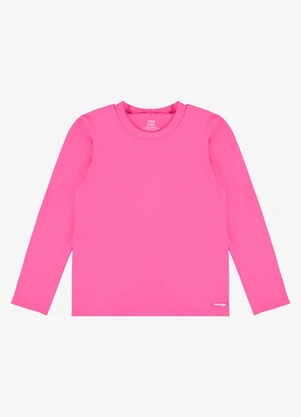 Rovi Kids - Camiseta Proteção Uv Longa Infantil Rosa - ROVI KIDS