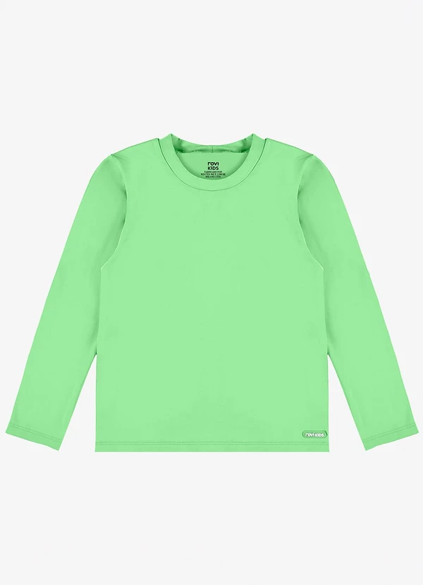 Rovi Kids - Camiseta Proteção Uv Longa Infantil Verde