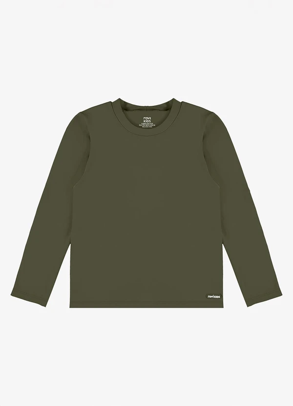Rovi Kids - Camiseta Proteção Uv Longa Infantil Verde