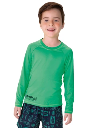 Malwee Kids - Camiseta Proteção Uv Unissex Verde - MALWEE KIDS