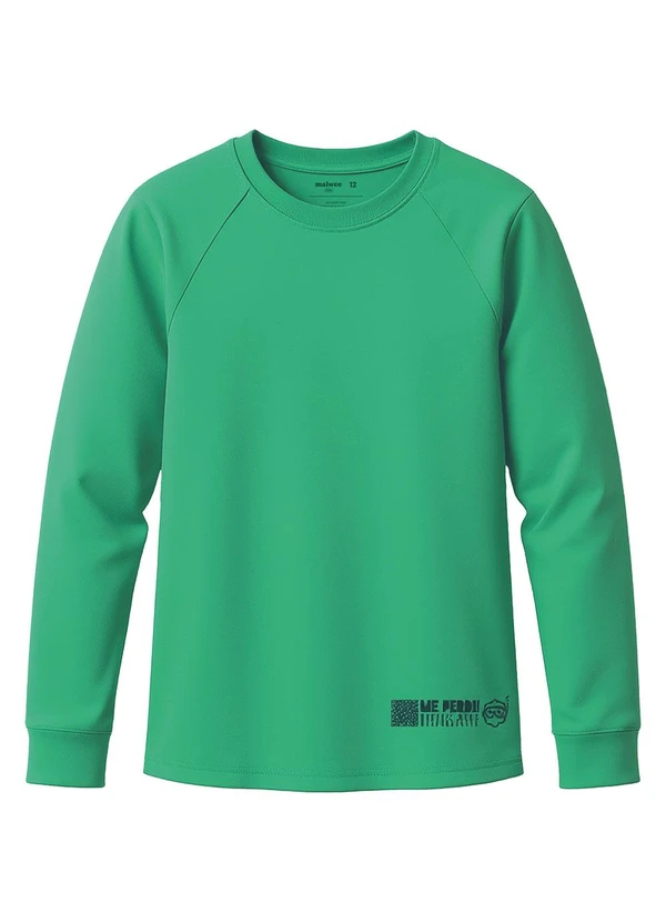 Malwee Kids - Camiseta Proteção Uv Unissex Verde 3