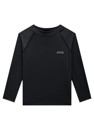 Marlan - Camiseta Unissex em Malha Proteção Uv Preto - MARLAN