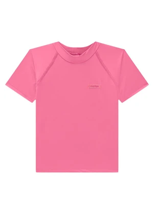 Marlan - Camiseta Unissex Lisa Proteção Uv Rosa - MARLAN