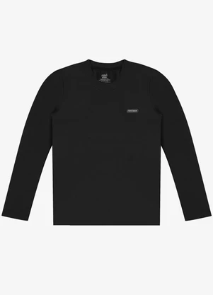 Rovi Kids - Camiseta Verão Menino Longa Preto - ROVI KIDS