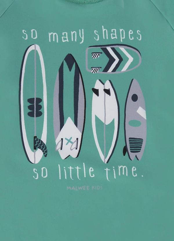 Malwee Kids - Camiseta Verde Turquesa Surf em Malha Uv Menino 4