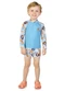 Marlan - Conjunto Camiseta e Sunga Proteção Uv Azul - variação: Azul