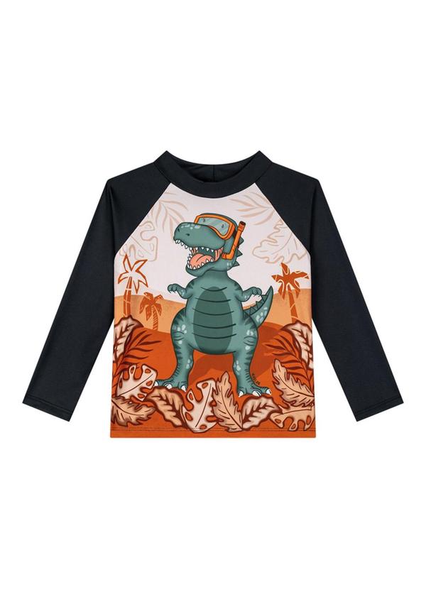 Marlan - Conjunto Camiseta e Sunga Proteção Uv Preto 2