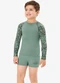 Rovi Kids - Conjunto Camiseta Manga Longa e Sunga Uv Verde - variação: Verde