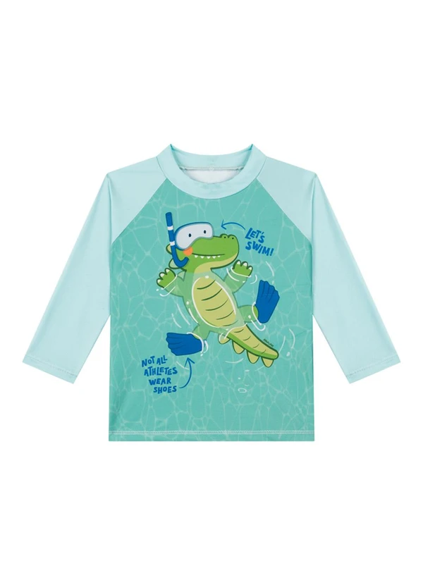 Marlan - Conjunto Camiseta Manga Longa e Sunga Verde 3