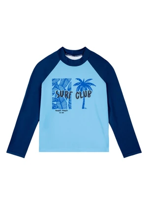 Marlan - Conjunto Camiseta Manga Longa Uv e Bermuda Azul - MARLAN