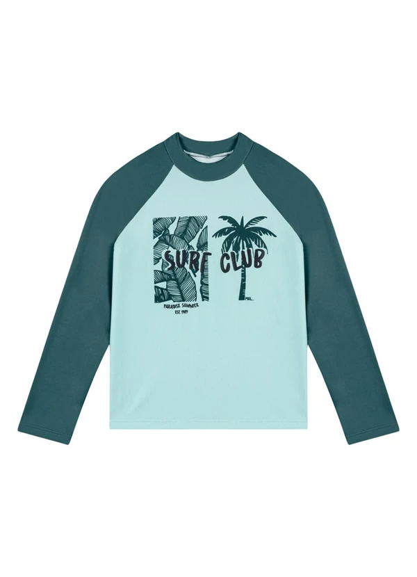 Marlan - Conjunto Camiseta Manga Longa Uv e Bermuda Verde 3