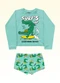 Fakini Kids - Conjunto Camiseta/Sunga Moda Praia Azul - variação: Azul