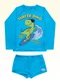 Fakini Kids - Conjunto Camiseta/Sunga Moda Praia Bege - variação: Azul