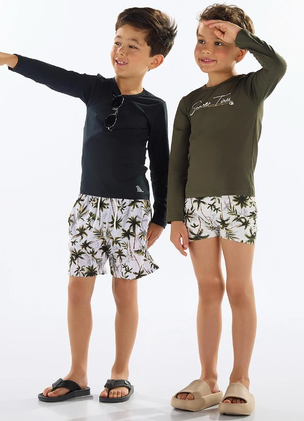 Quimby - Conjunto de Praia com Fps +50 Verde 2