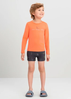 Conjunto de Praia Infantil Quimby Laranja - QUIMBY
