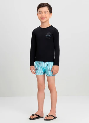 Conjunto de Praia Infantil Quimby Preto - QUIMBY