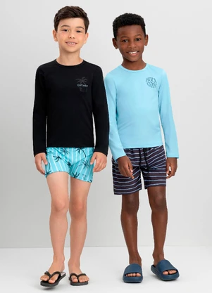 Conjunto de Praia Infantil Quimby Preto - QUIMBY