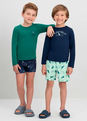 Conjunto de Praia Infantil Quimby Verde - QUIMBY