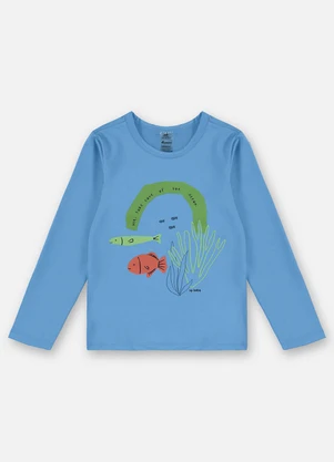 Up Baby - Conjunto Fps +50 Infantil Menino Azul - UP BABY