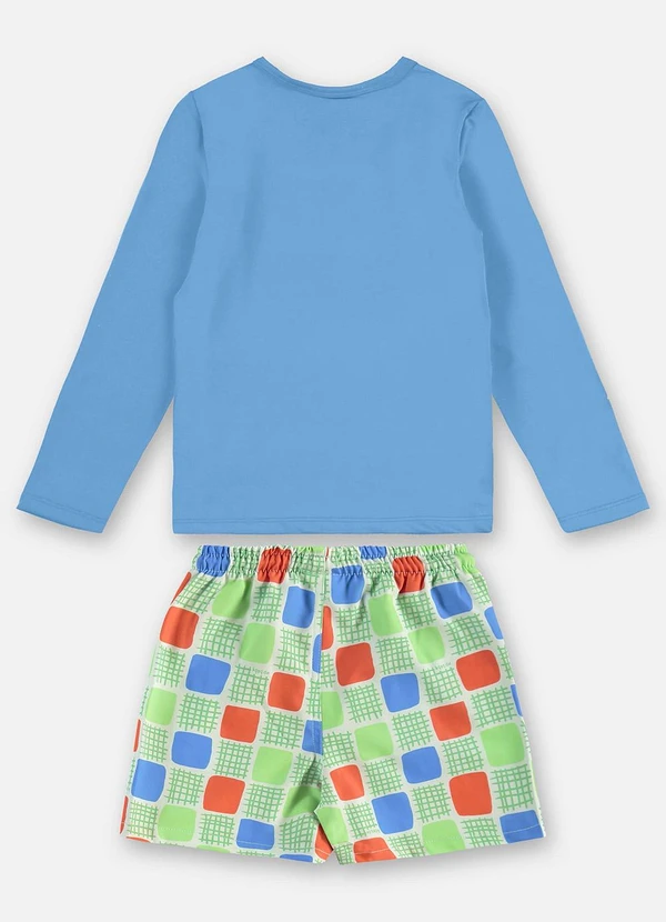 Up Baby - Conjunto Fps +50 Infantil Menino Azul 4