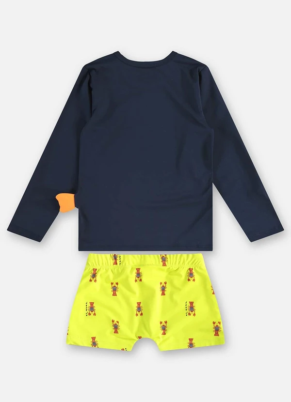 Up Baby - Conjunto Infantil Masculino Fps+50 Azul 5