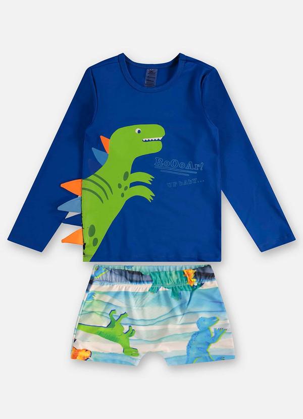 Up Baby - Conjunto Infantil Masculino Fps+50 Azul