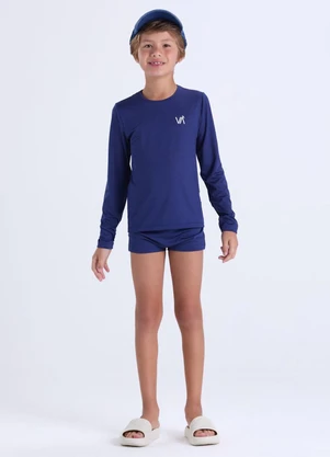 Vida Costeira - Conjunto  Infantil Masculino  Uv50+ Azul Escuro - VIDA COSTEIRA
