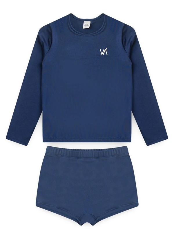 Vida Costeira - Conjunto  Infantil Masculino  Uv50+ Azul Escuro 3