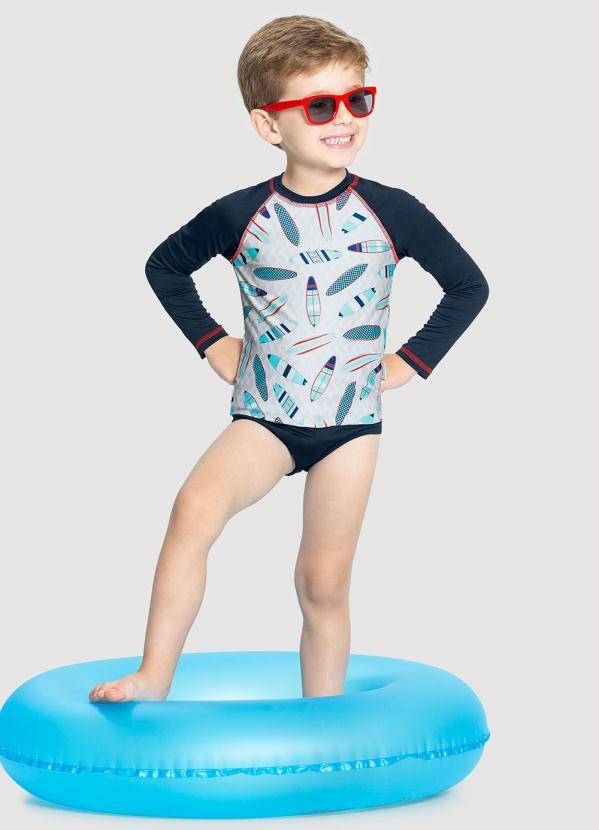 Alakazoo - Conjunto Malha Poliester Azul