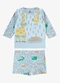 Rovi Kids - Conjunto Manga Longa e Sunga Proteção Uv Azul - variação: Azul