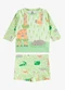 Rovi Kids - Conjunto Manga Longa e Sunga Proteção Uv Azul - variação: Verde