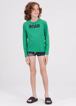 Vida Costeira - Conjunto Manga Longa Uv 50+- Roar Verde - VIDA COSTEIRA
