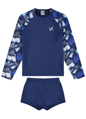 Vida Costeira - Conjunto Manga Longa Uv 50+ Summer Azul - VIDA COSTEIRA