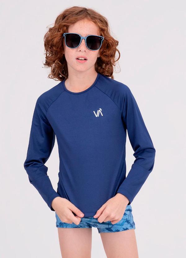 Vida Costeira - Conjunto Manga Longa Uv 50+ Tubarão Verde