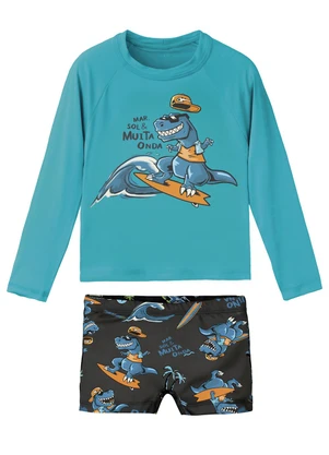 Malwee Kids - Conjunto Mar & Sol Uv50+ Azul Claro - MALWEE KIDS