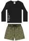 Quimby - Conjunto Menino com Fps +50 Verde - variação: Preto
