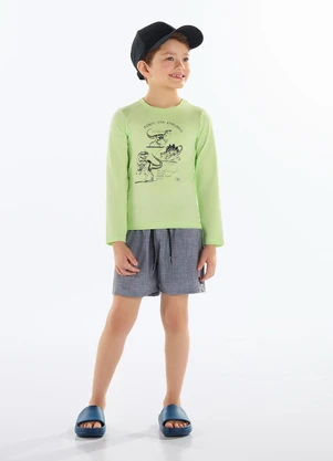 Quimby - Conjunto Menino com Fps +50 Verde - QUIMBY